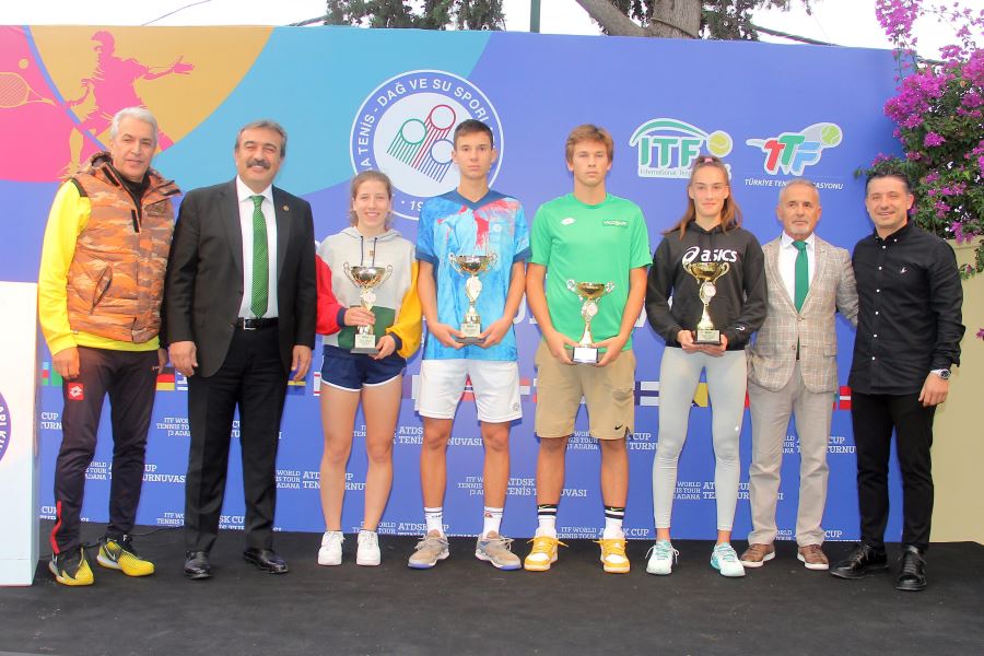 Adana’daki uluslararası tenis turnuvası sona erdi
