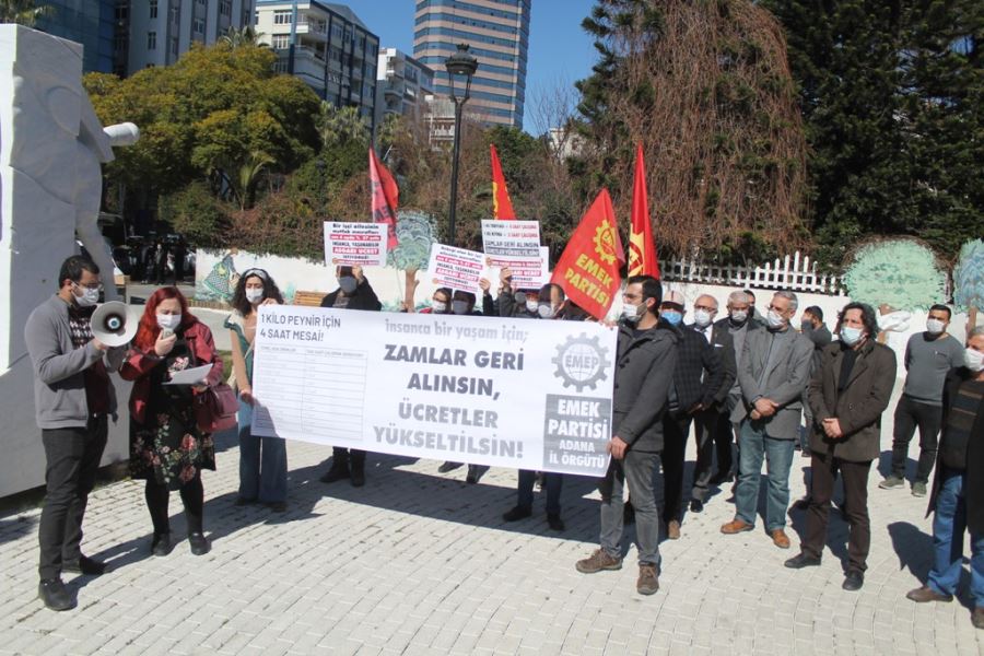 Emek Partisi Adana’da zamlara karşı halk için bütçe istedi