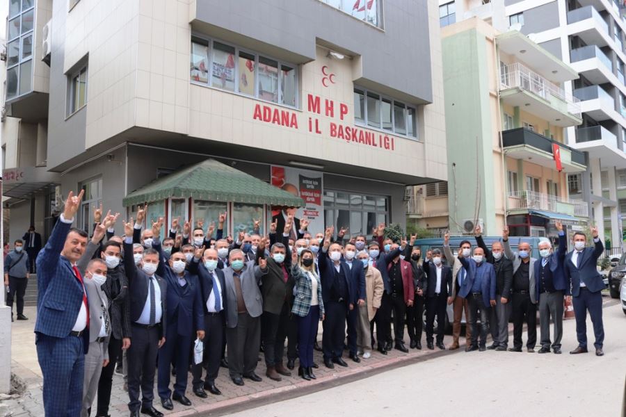 MHP Adana, “Liderimiz Devlet Bahçeli’nin emrindeyiz