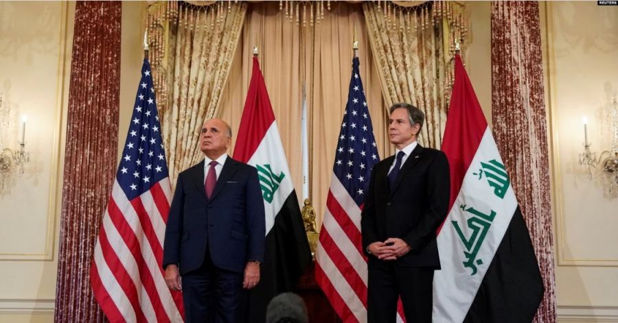 Blinken ve Irak Dışişleri Bakanı Washington’da Görüştü 