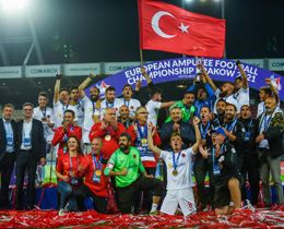 Ampute Futbol Milli Takımımız, ikinci kez Avrupa Şampiyonu