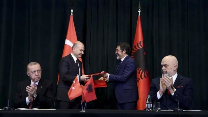 Türkiye ve Arnavutluk arasında 7 mutabakat zaptı imzalandı